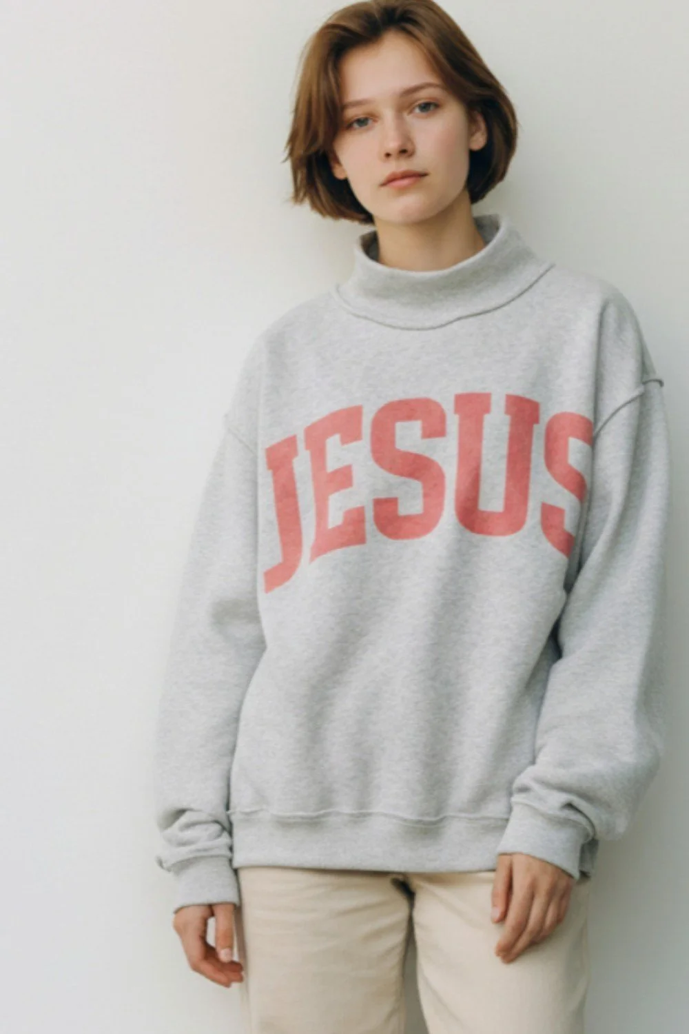 'Jesus & God is Good' Reversible Sweatshirt