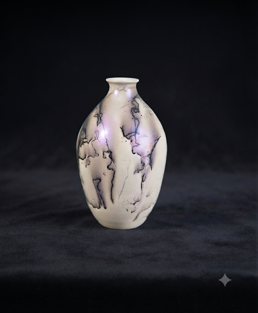 Raku Vase 004