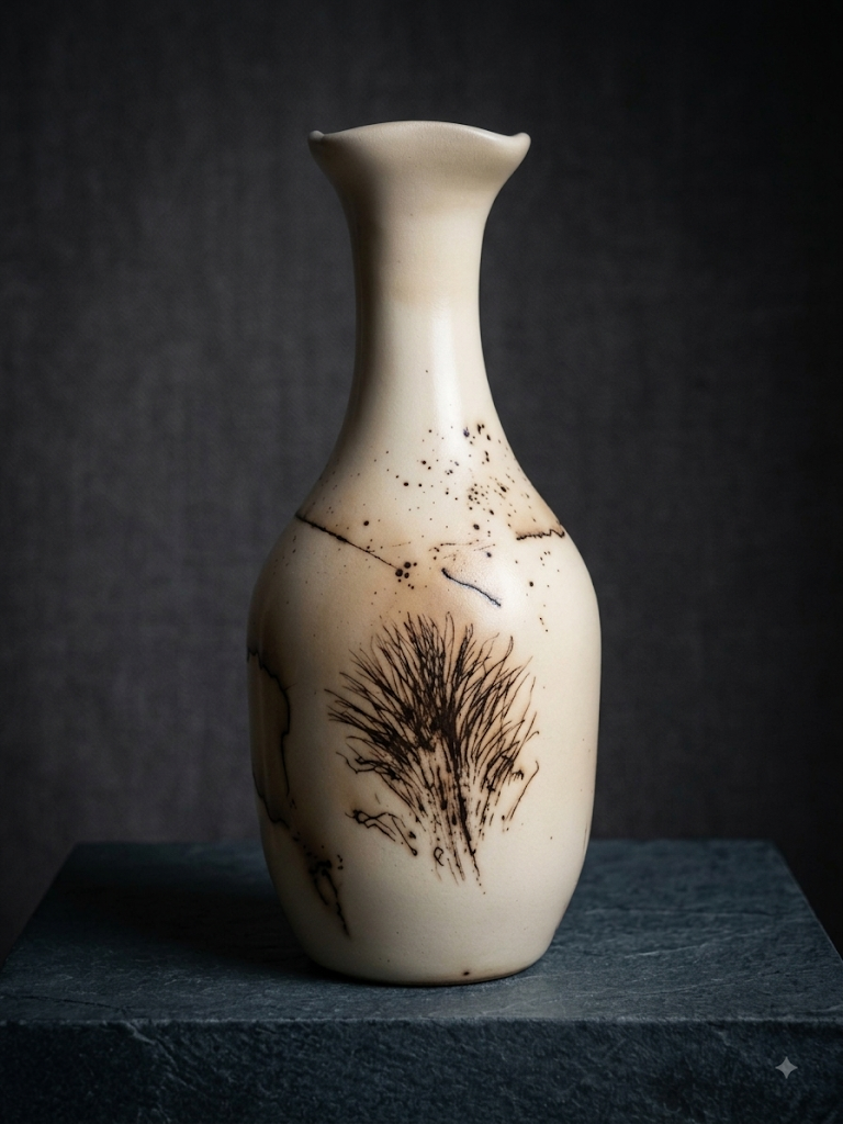 Raku Vase 001