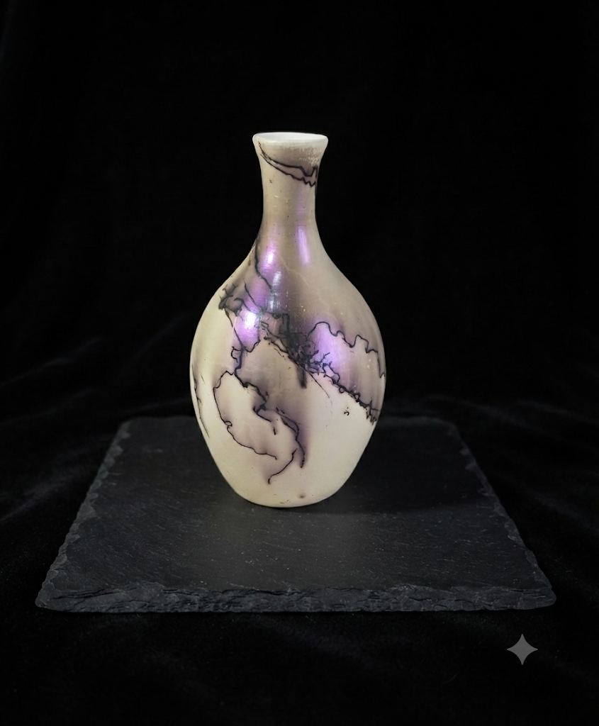 Raku Vase 006