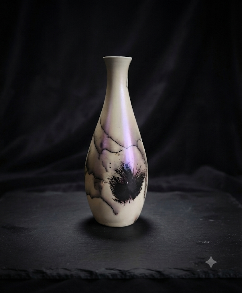 Raku Vase 005