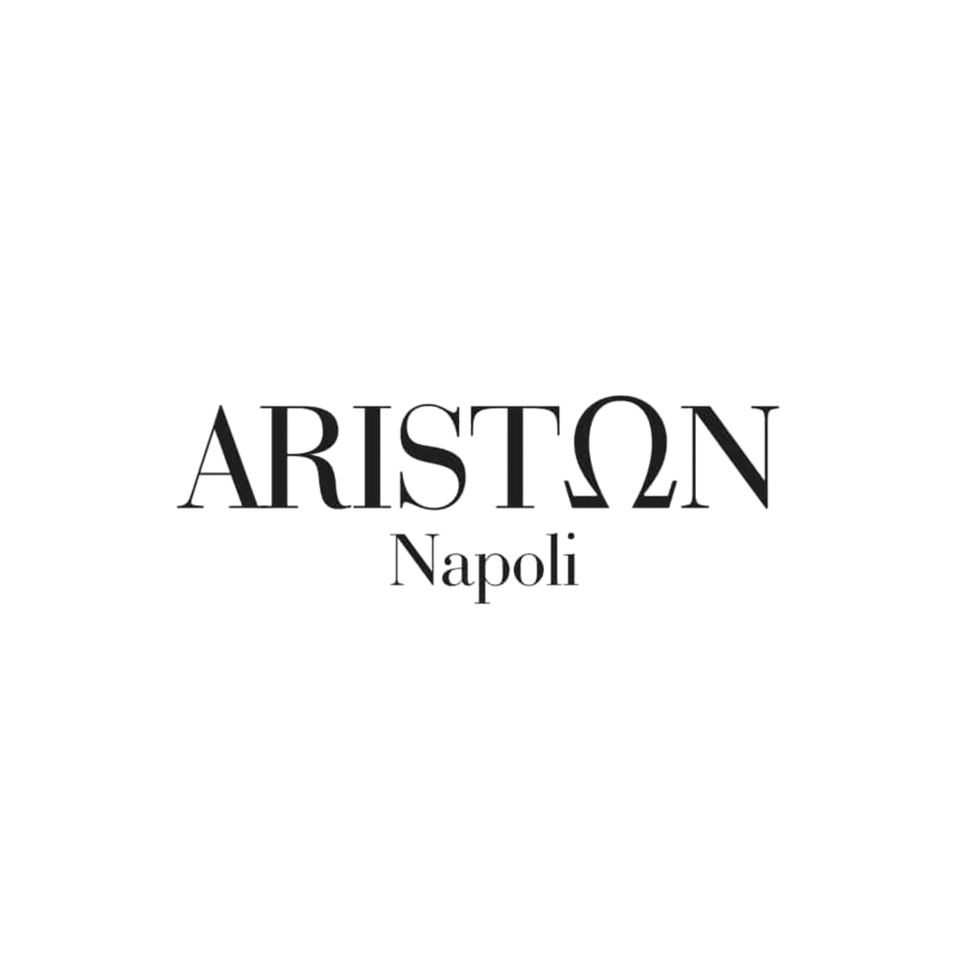 Brand logo for Ariston Napoli cloth.