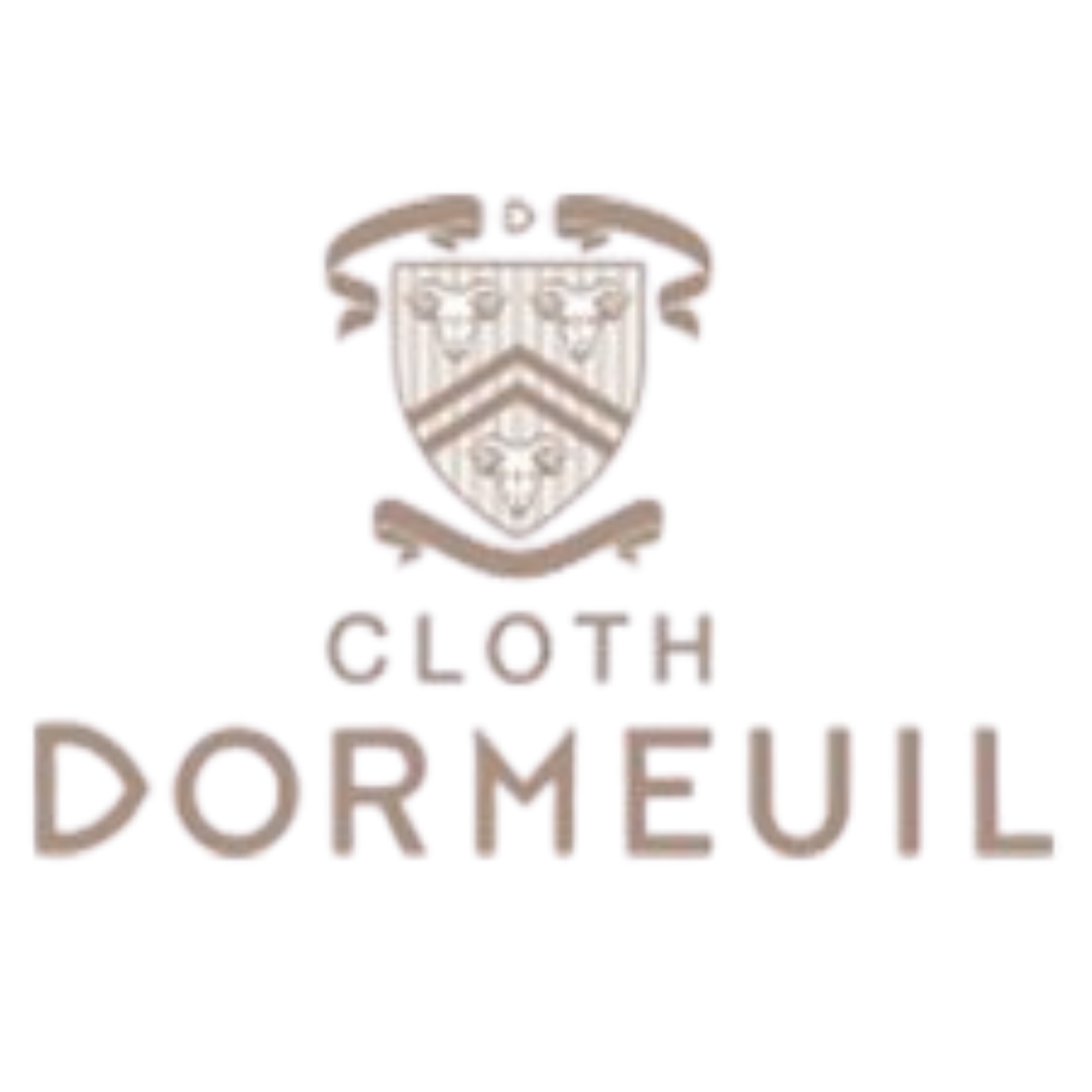 Brand logo for Dormeuil cloth.