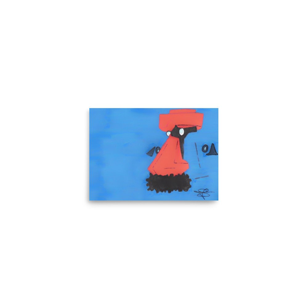 Magnetic Personality — Curious Compass Creature 5×7 Art Print