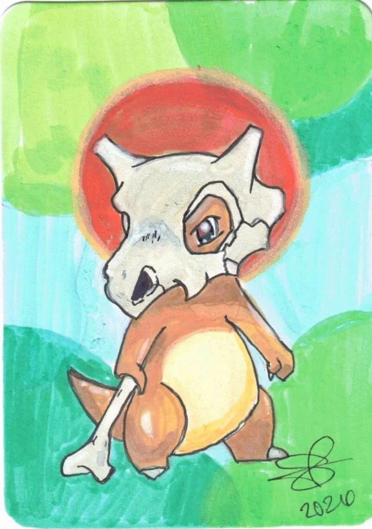 Cubone ACEO print.jpeg