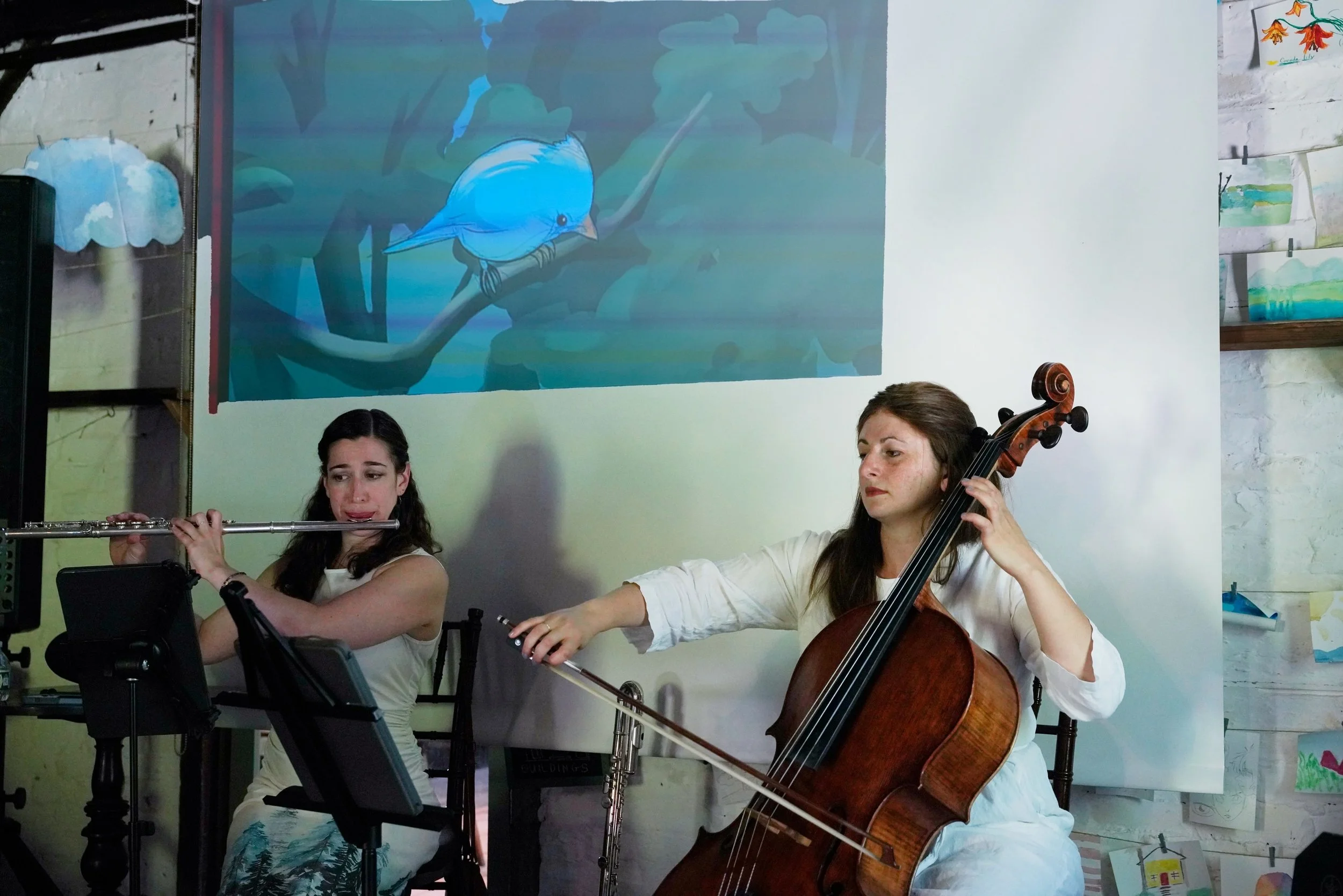Photos from our performance at the Thomas Cole Historic Site, and our after-concert sesh at Catwalk. We performed works inspired by our local surroundings, the Hudson Valley, right in the workshop of the Hudson River School painter Thomas Cole. 

Pho