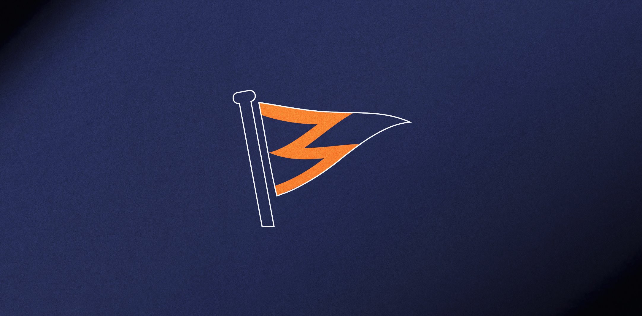 Luxury Yacht Club Event Boat Beach Burgee Design Logo