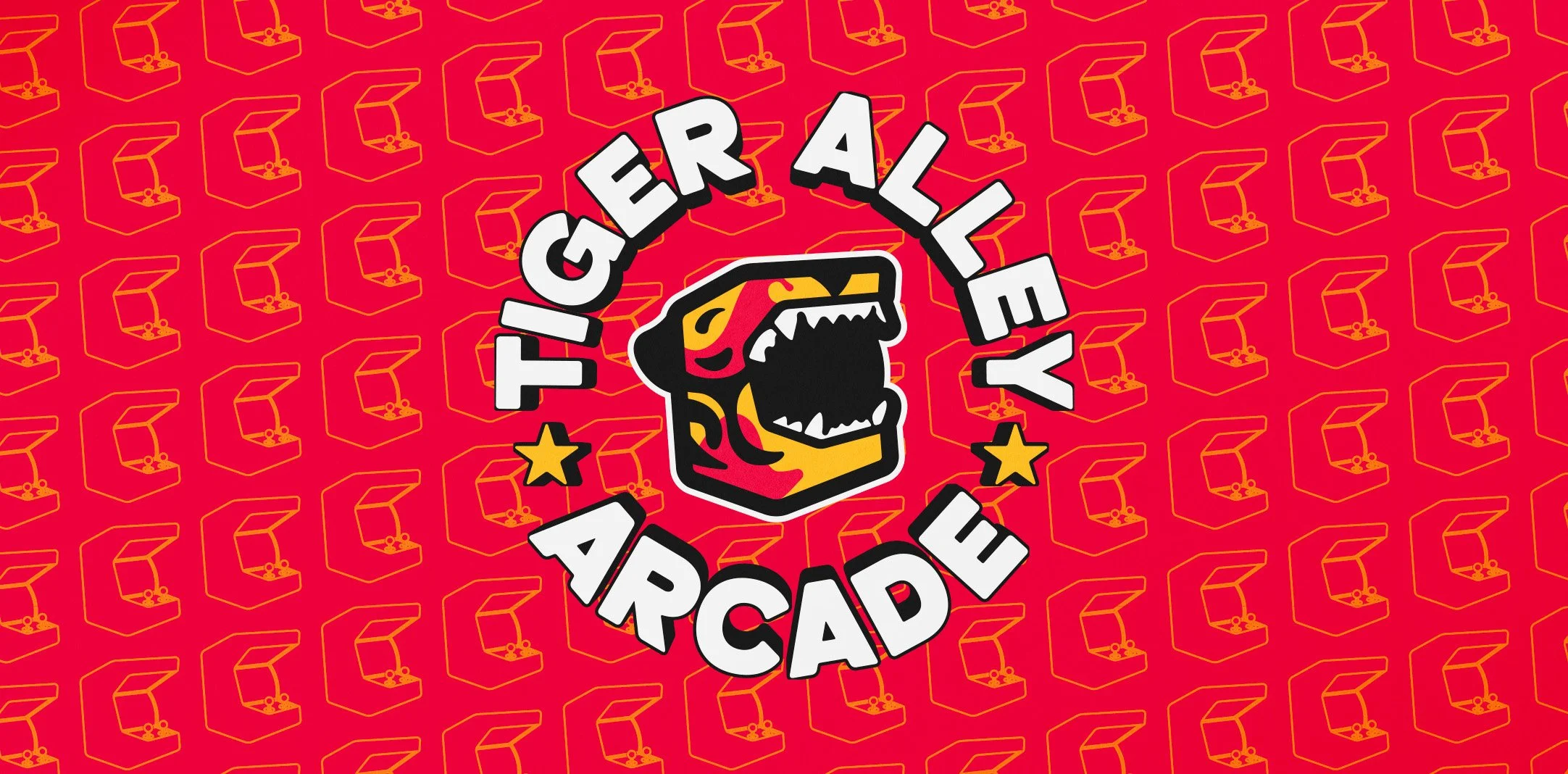Tiger Alley Arcade | Retro Brand Identity & Mascot Design