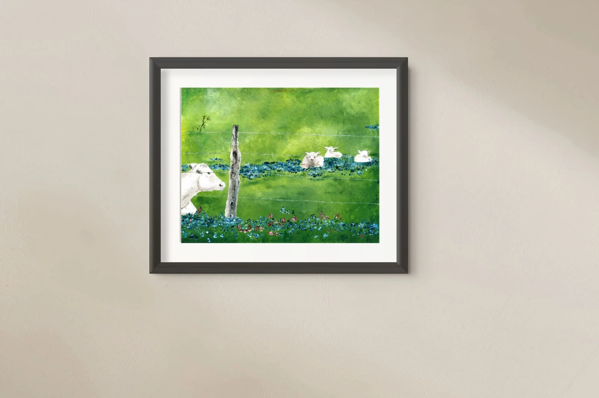 framed watchful eye-medium- lazy days white matt.JPG
