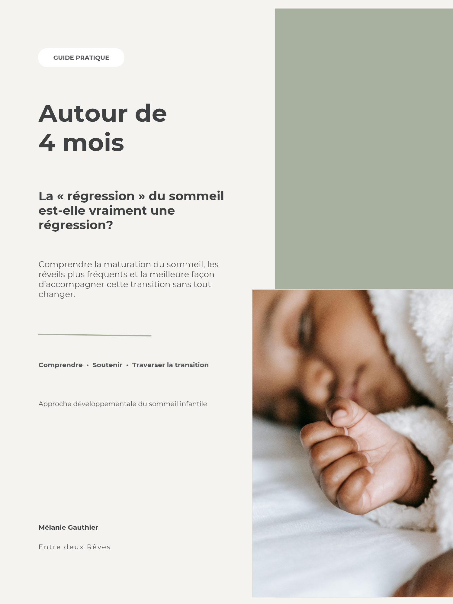 Régression du sommeil 4 mois : comprendre ce qui se passe vraiment