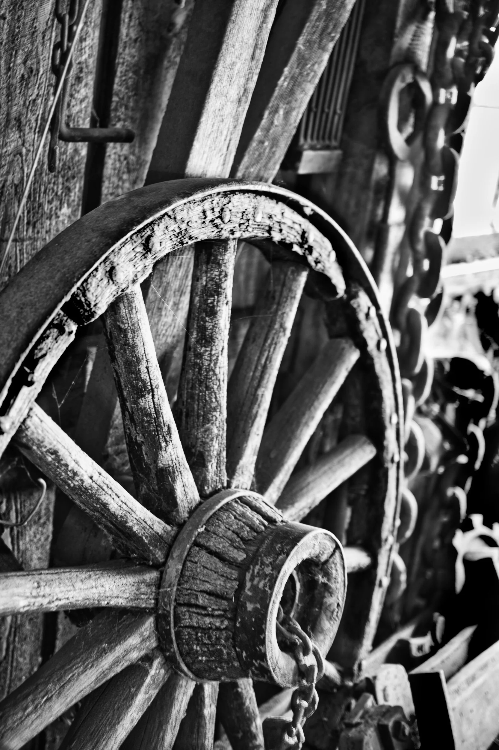 Wagon Wheel | Mennonite Heritage Village, Steinbach, Manitoba