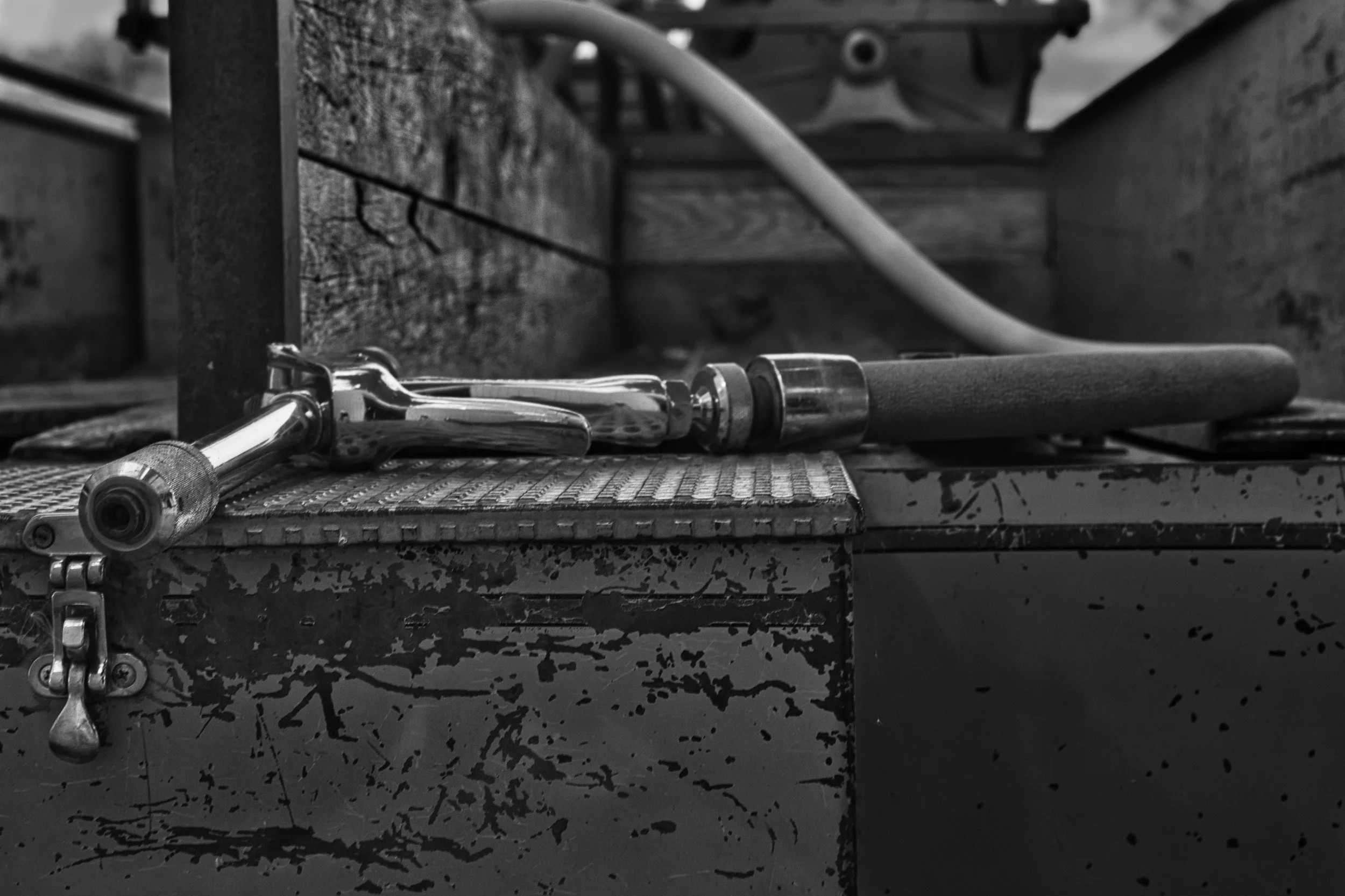 Air Hose | Mennonite Heritage Village, Steinbach, Manitoba