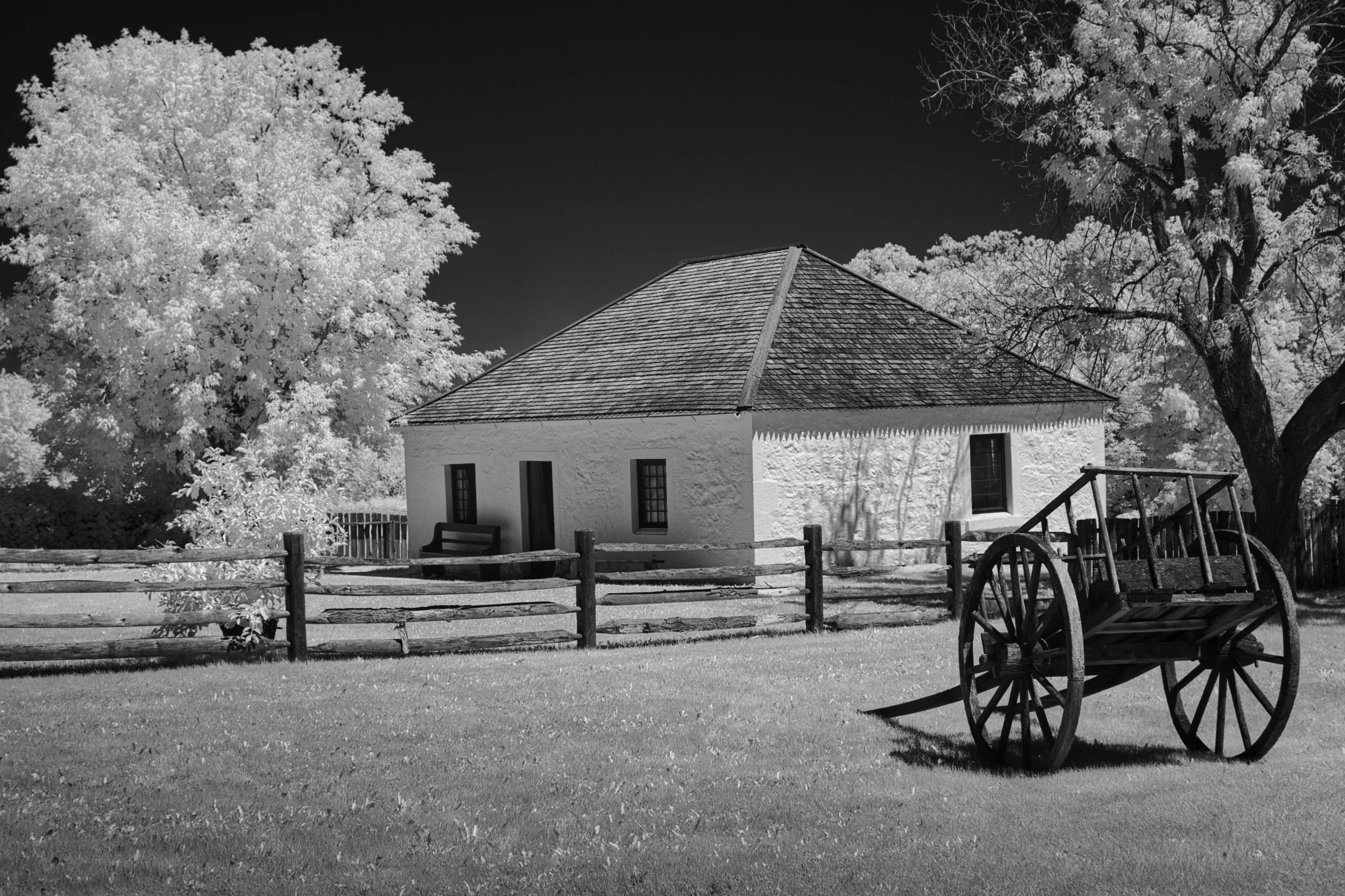 Wagon at the Fort | Lower Fort Garry, Manitoba