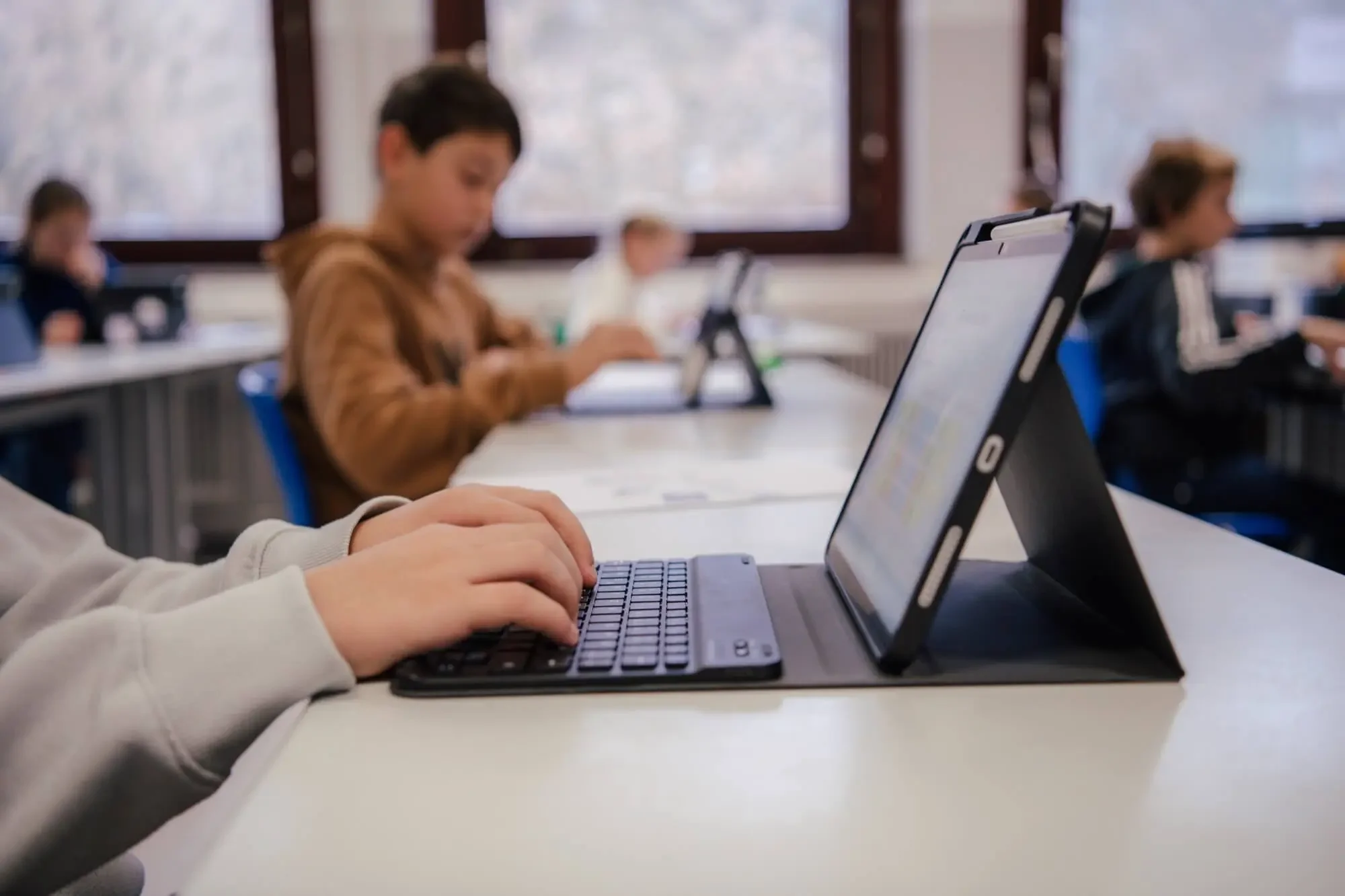 Schüler des Medienzweigs der MS Kirchberg