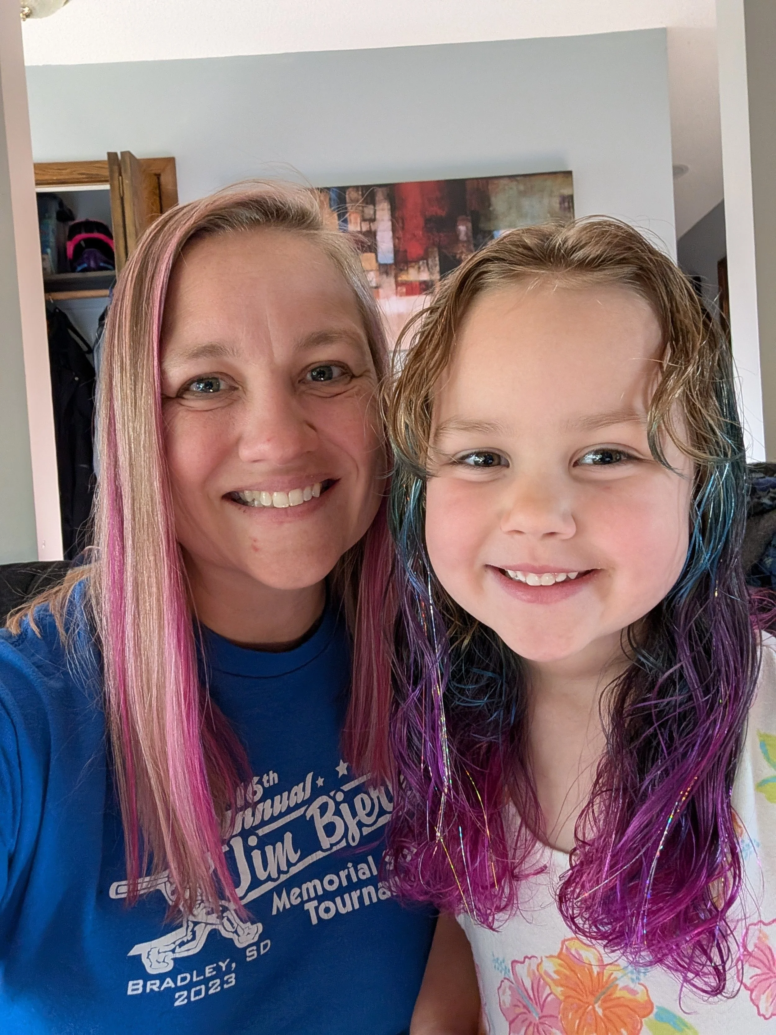 Finished hairstyle created at Cypress Salon.