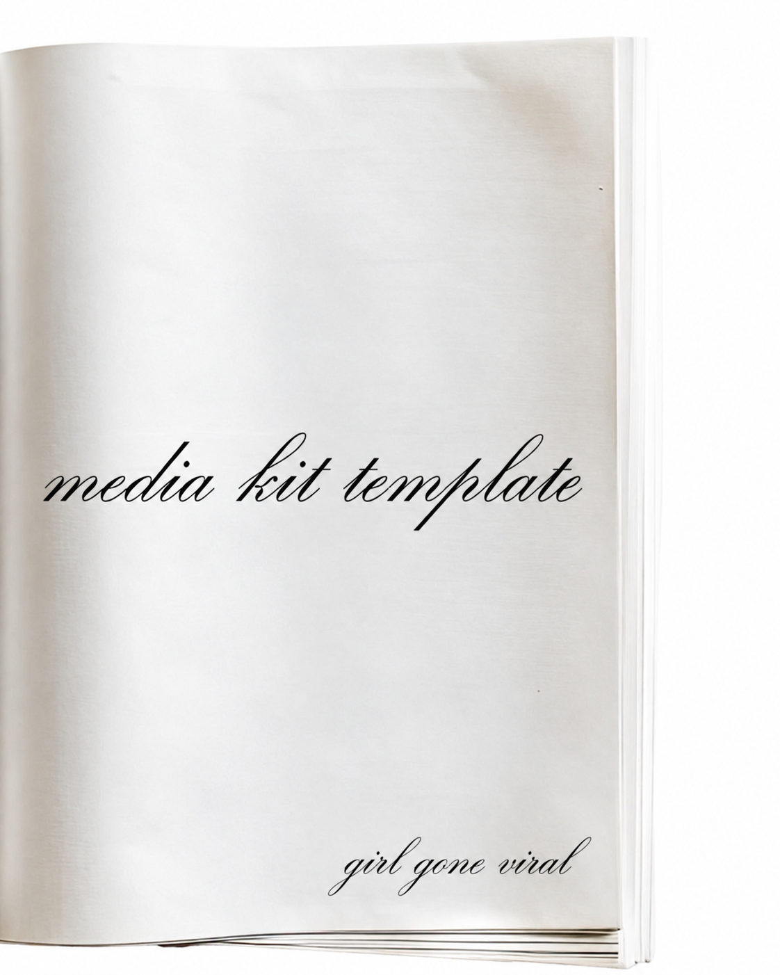Media Kit Template