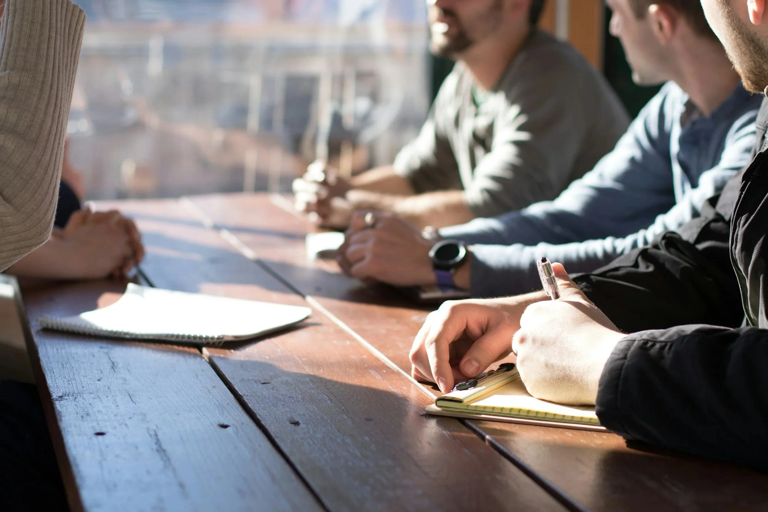 Technical leadership team conducting intake call for direct-hire recruitment