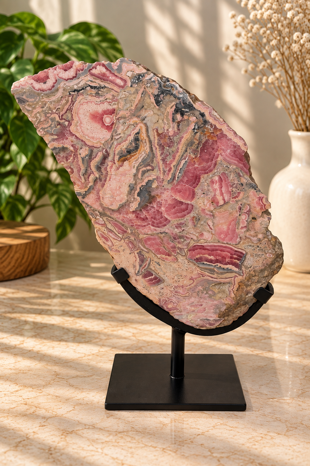Rhodochrosite Statement Piece – Brazil