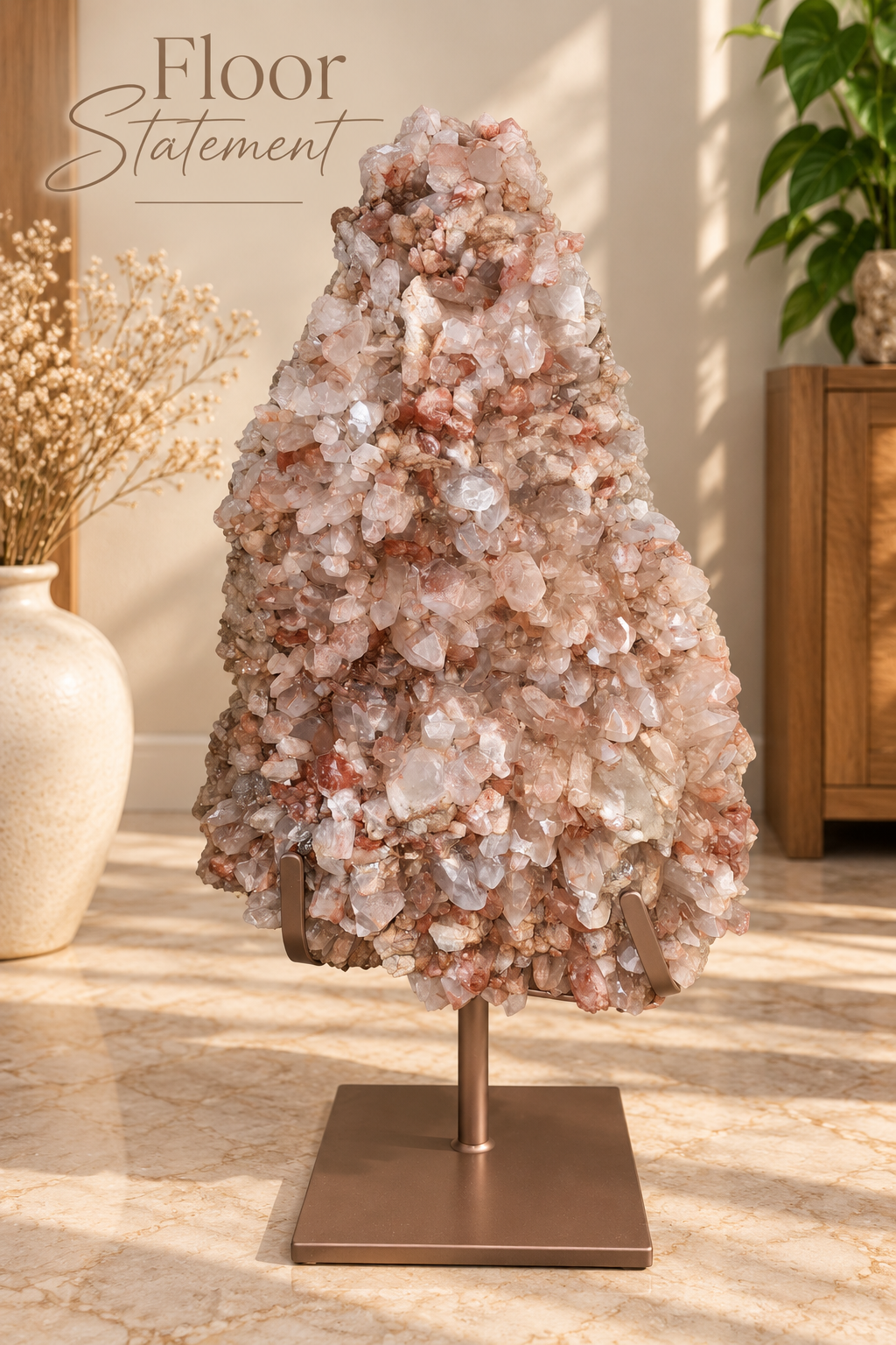 Lithium Quartz Cluster — Minas Gerais, Brazil