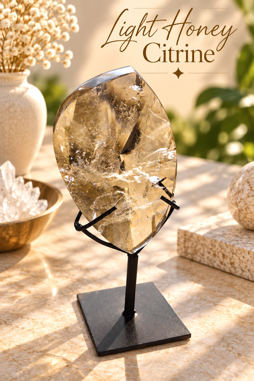 Super High-Grade Faceted Golden Honey Citrine – Brazil