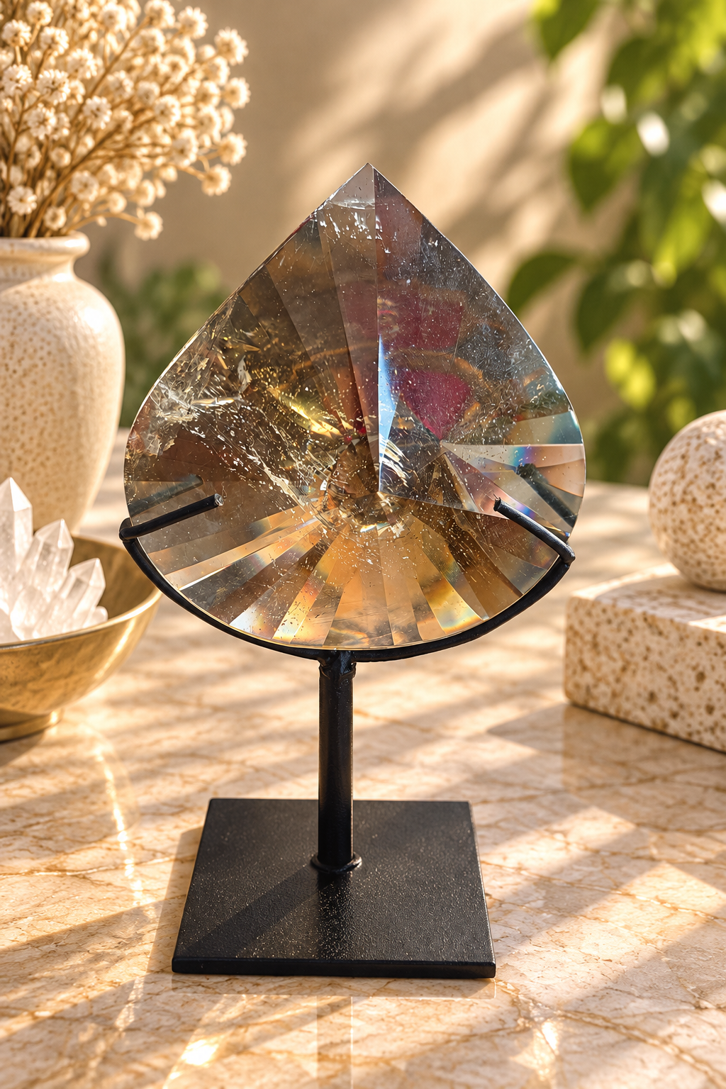 High Collector’s Grade Faceted Golden Citrine – Brazil