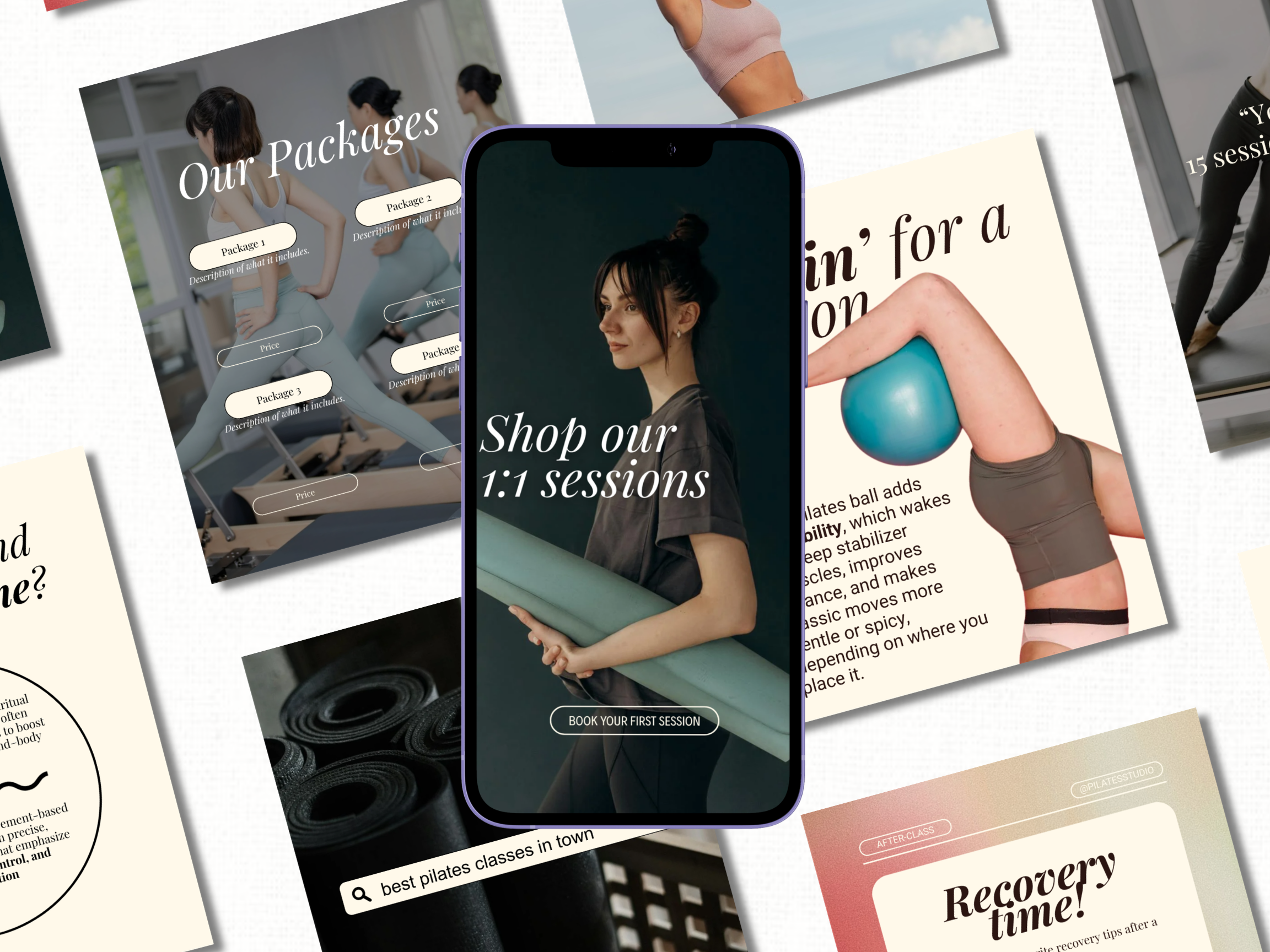 Pilates Studio Social Media Kit