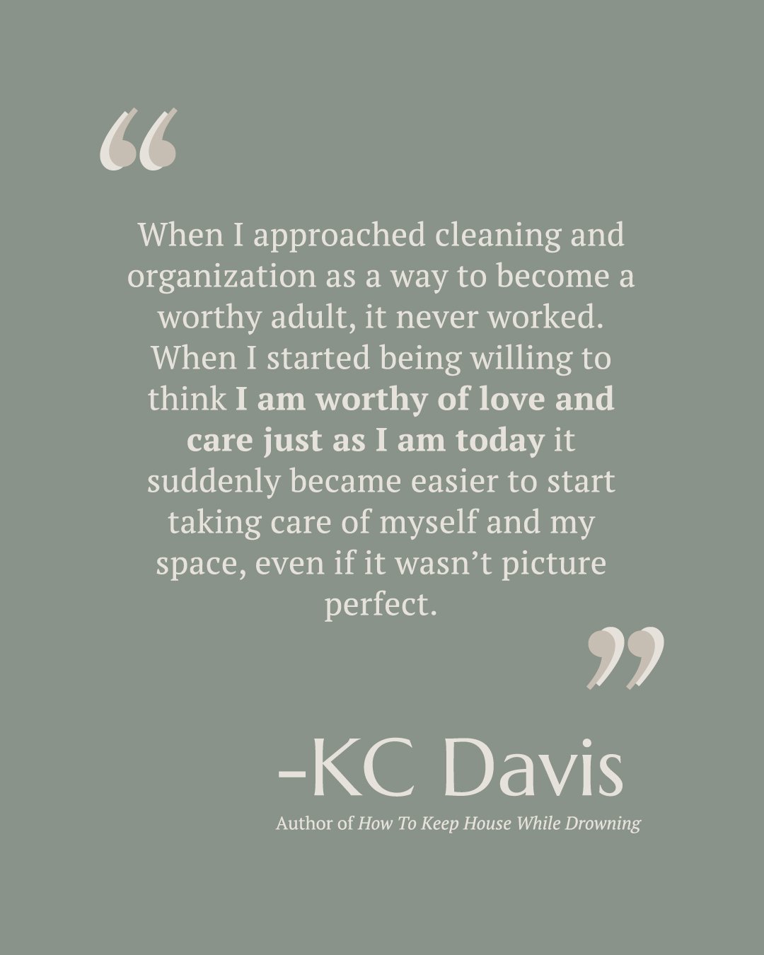 Sometimes organization isn't about becoming a better or more disciplined person. It's about creating a space that supports you as you are. The kind of space you walk into and think, "This is me."

That's a big part of why I believe in thoug