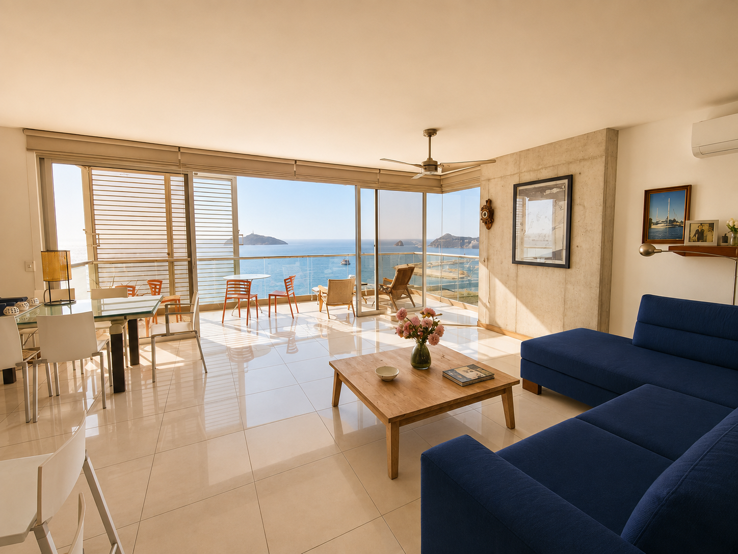Beachfront apartment sunset view Santa Marta Colombia