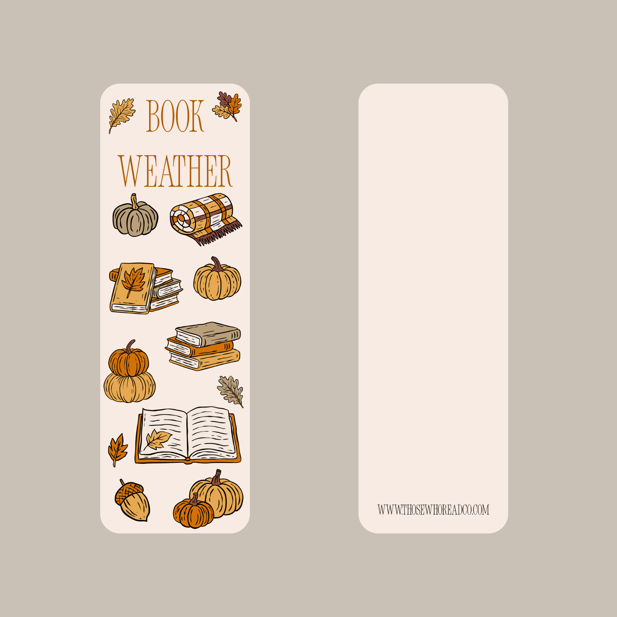 Book Weather Bookmark