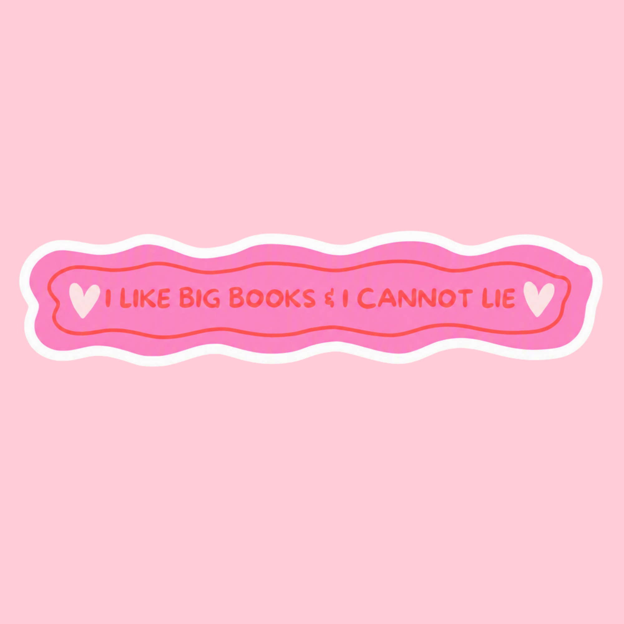 "I Like Big Books" Sticker