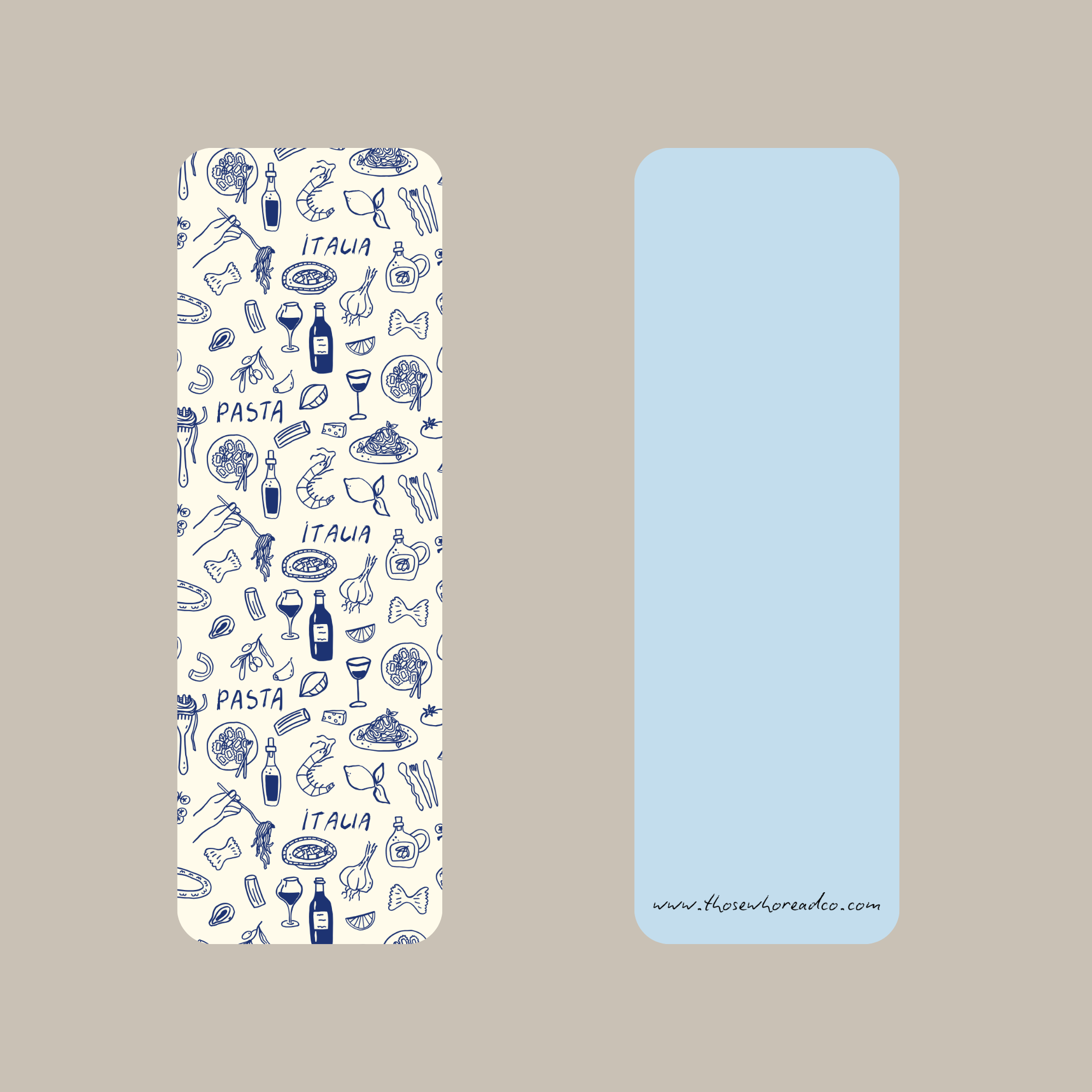 Pasta Lover Bookmark