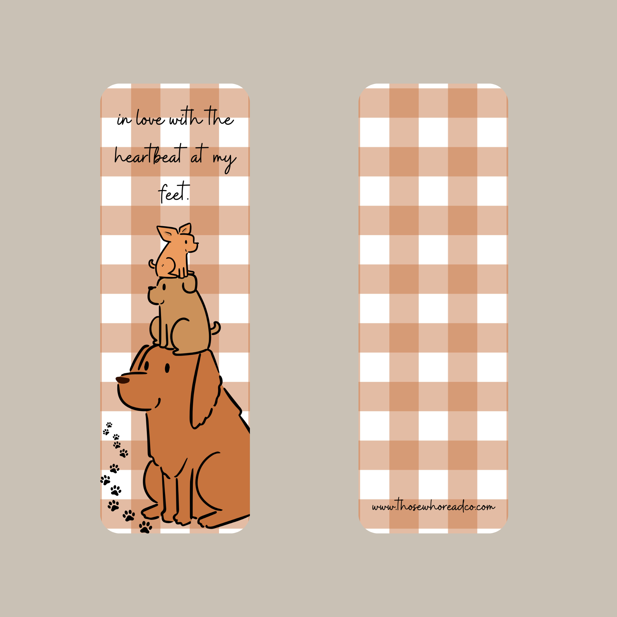 Heartbeat at My Feet Bookmark