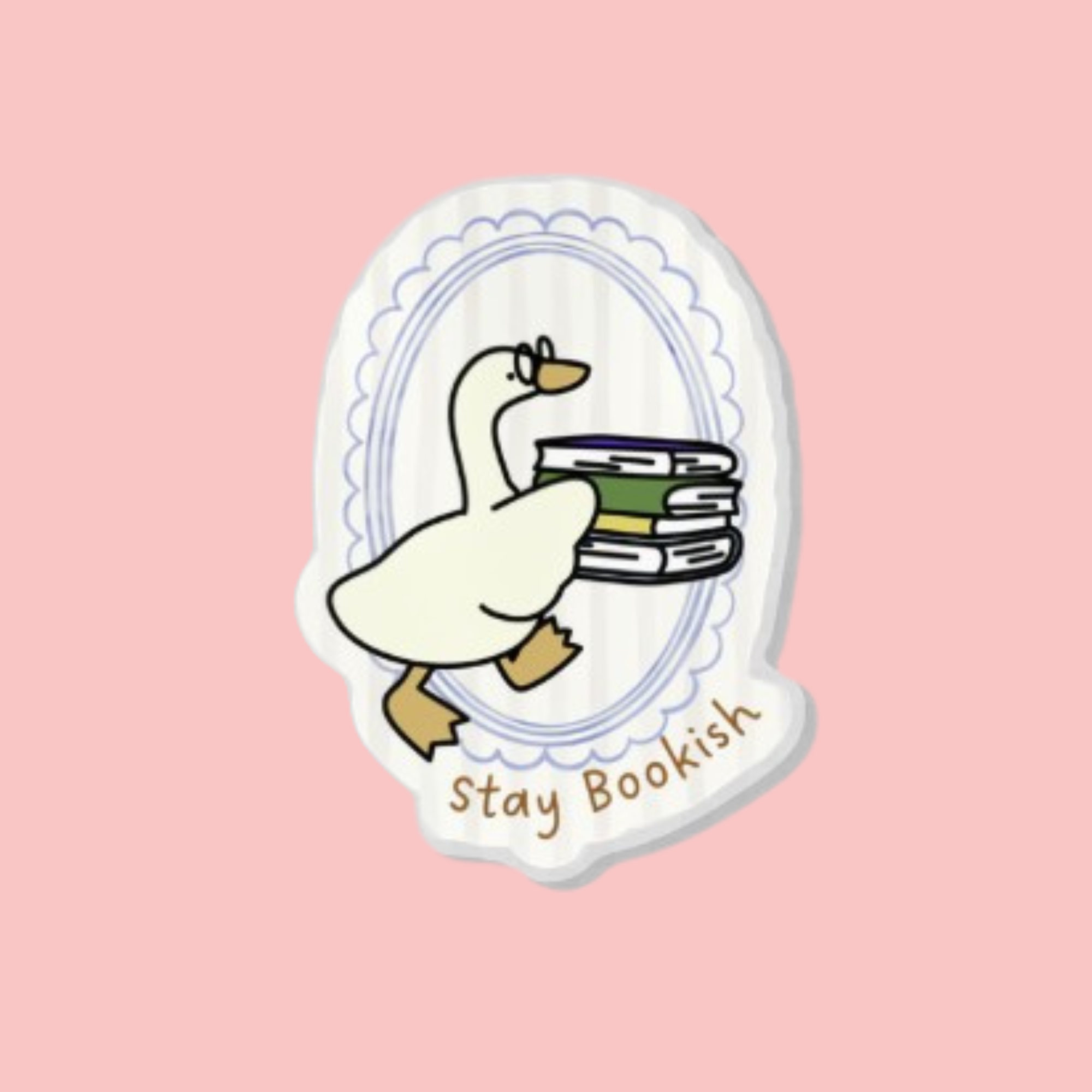Stay Bookish Acrylic Pin