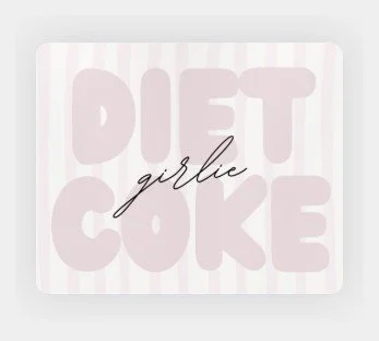 Diet Coke Girlie Sticker