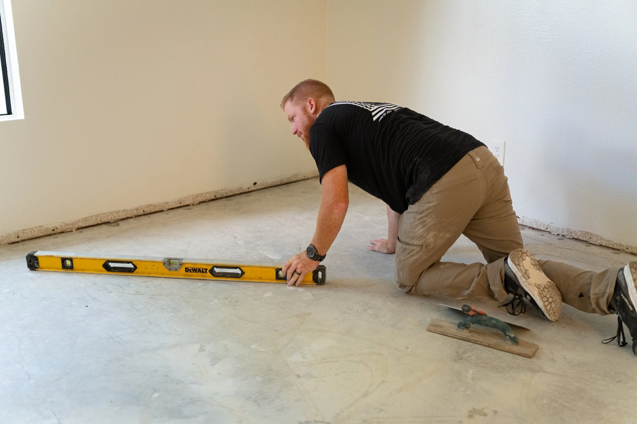 Leveling Prep for Flooring