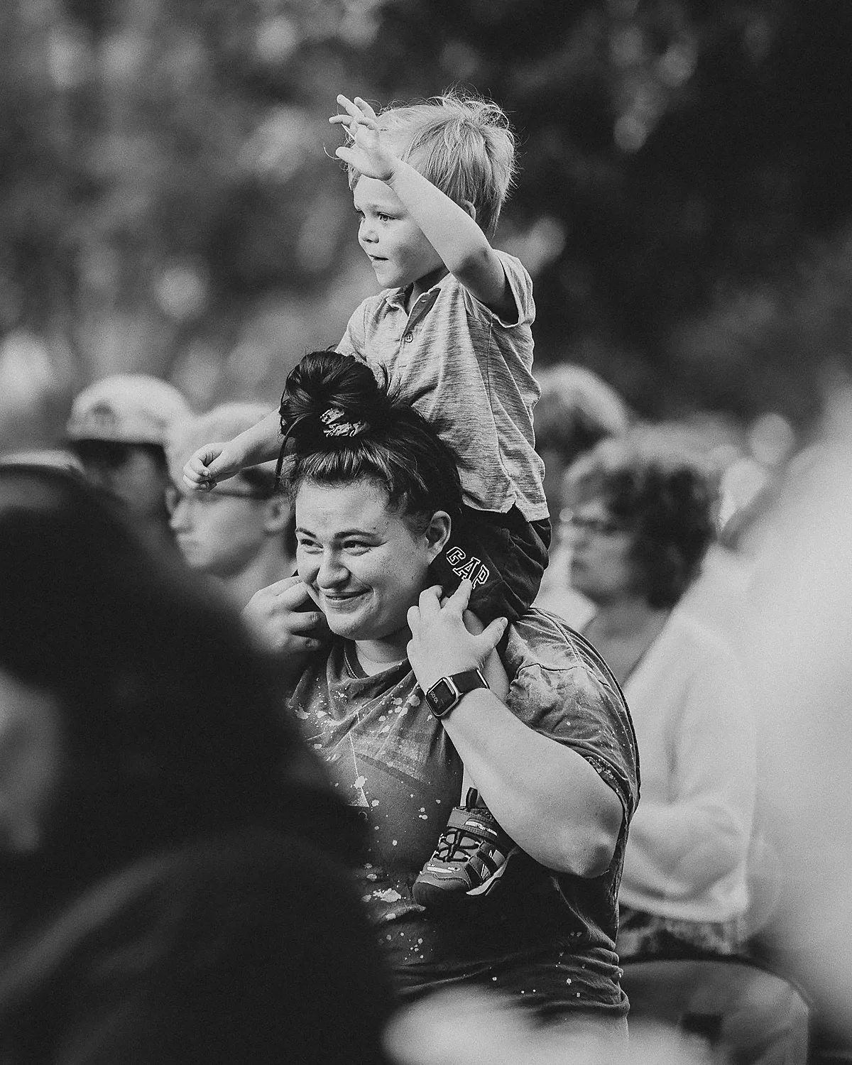 A mother and child enjoying a New Life Church community event