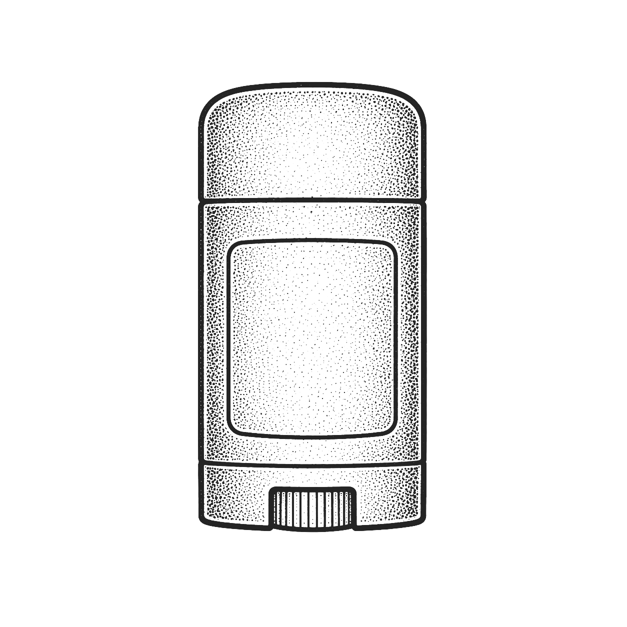 Line drawing of a portable speaker with a rectangular shape, rounded top, and a grill at the bottom.