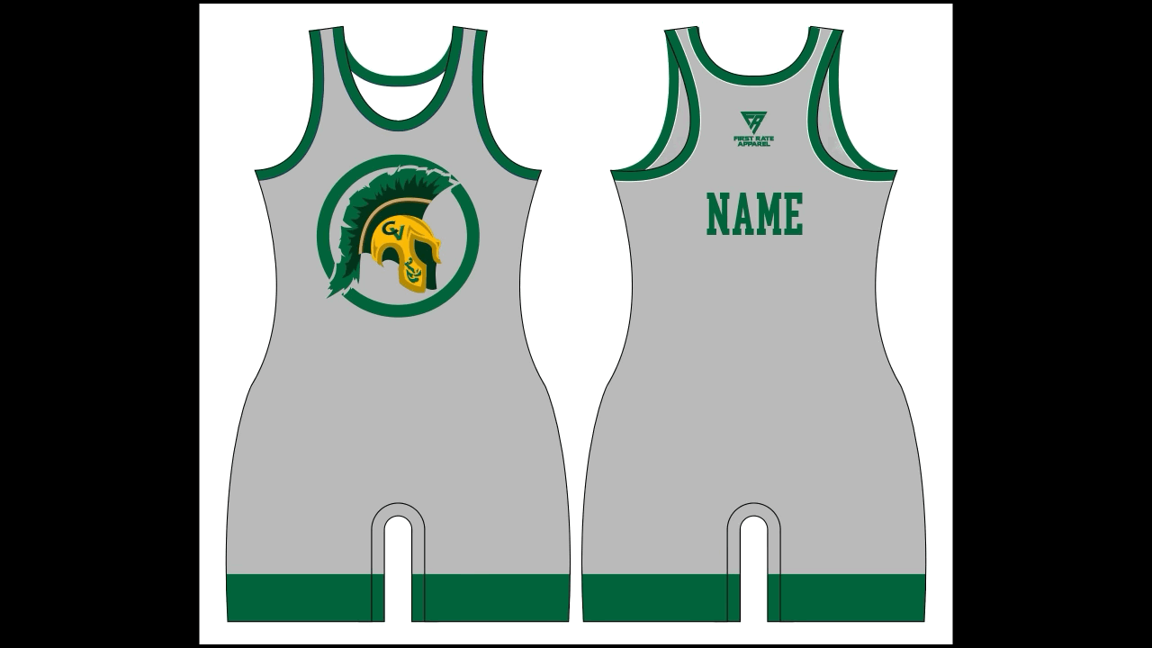 Wrestling Singlet- Gray