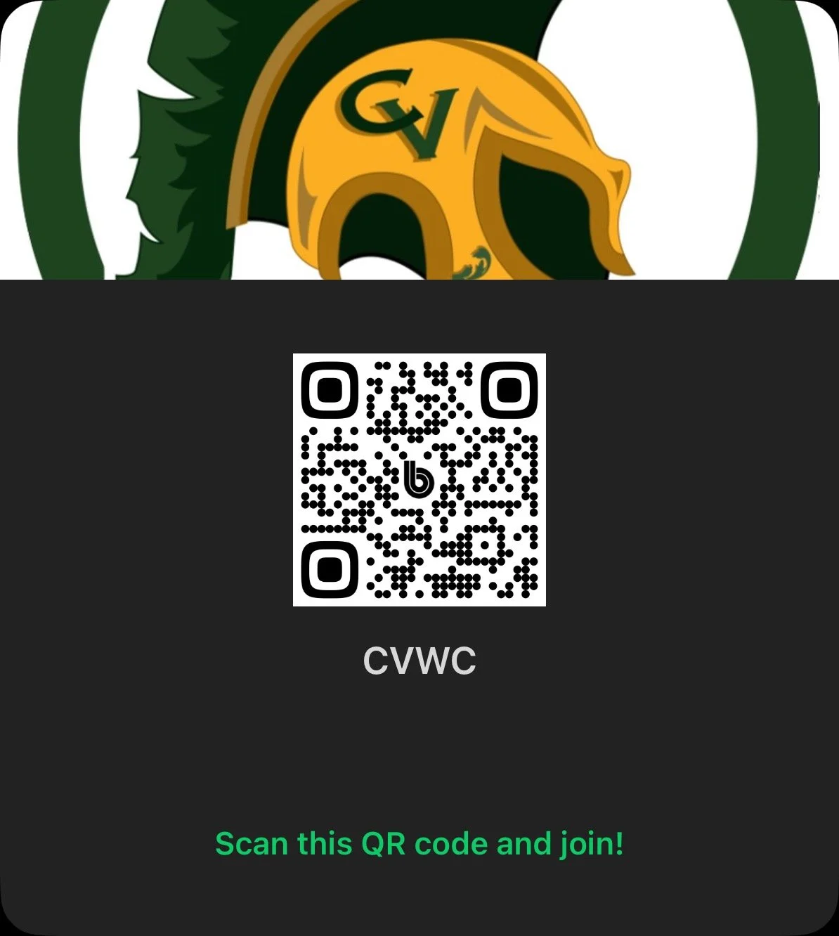 BAND APP QR CODE