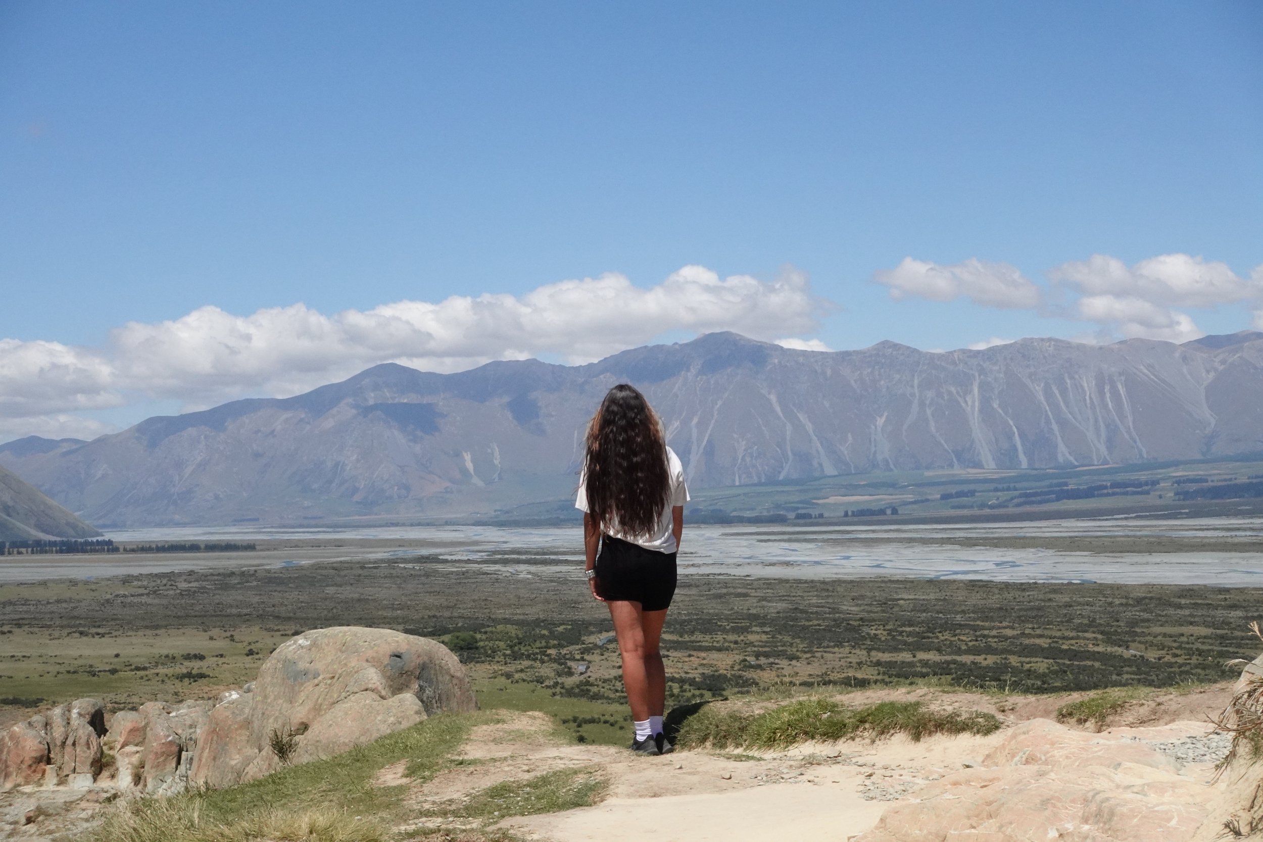 Looking across the Canterbury High Country from Mount Sunday