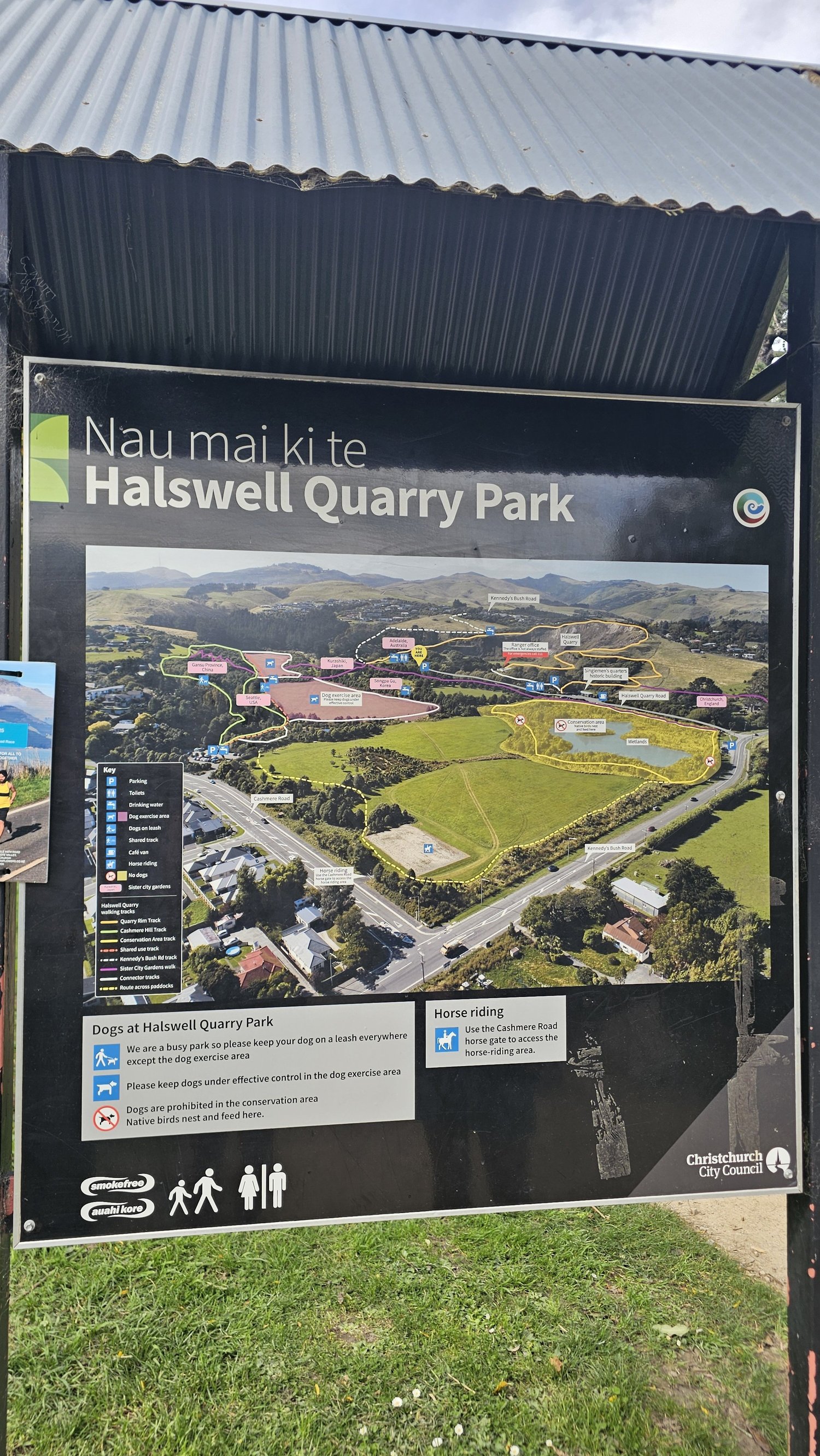 Map of Halswell Quarry Park