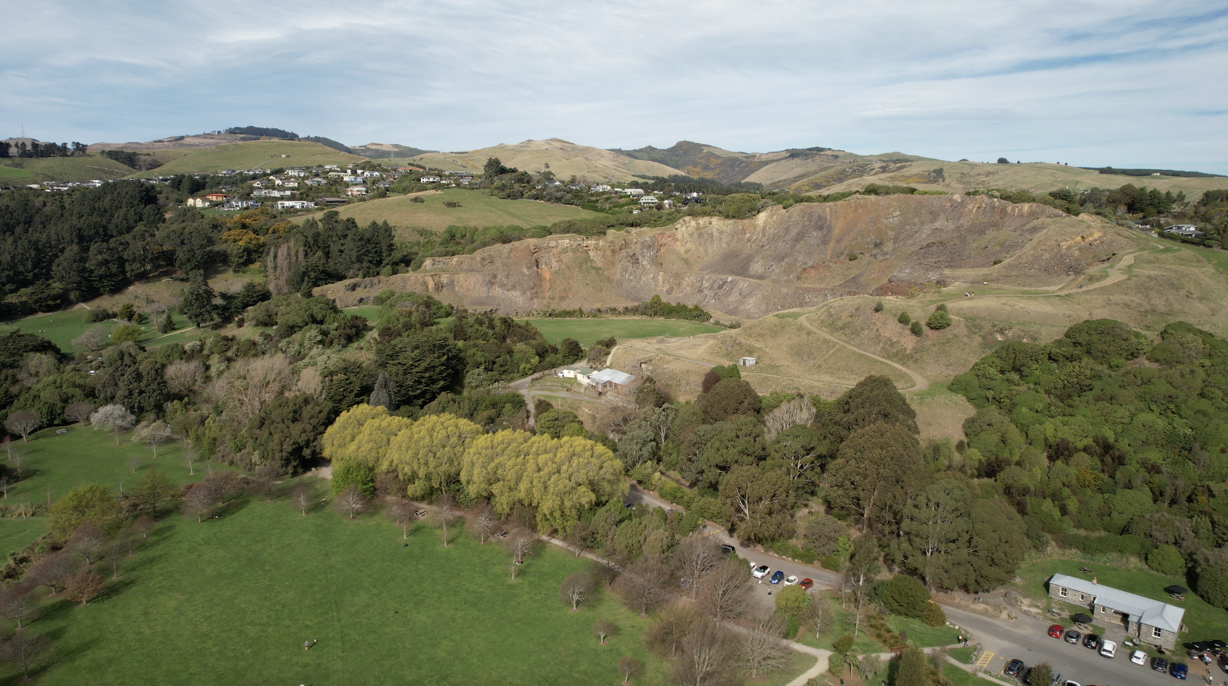 The Scenic Route family at Halswell Quarry Park in Christchurch