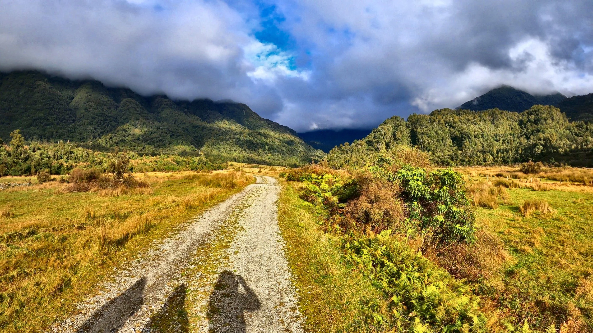 Track through the Arahura Valley toward Cesspool Gorge