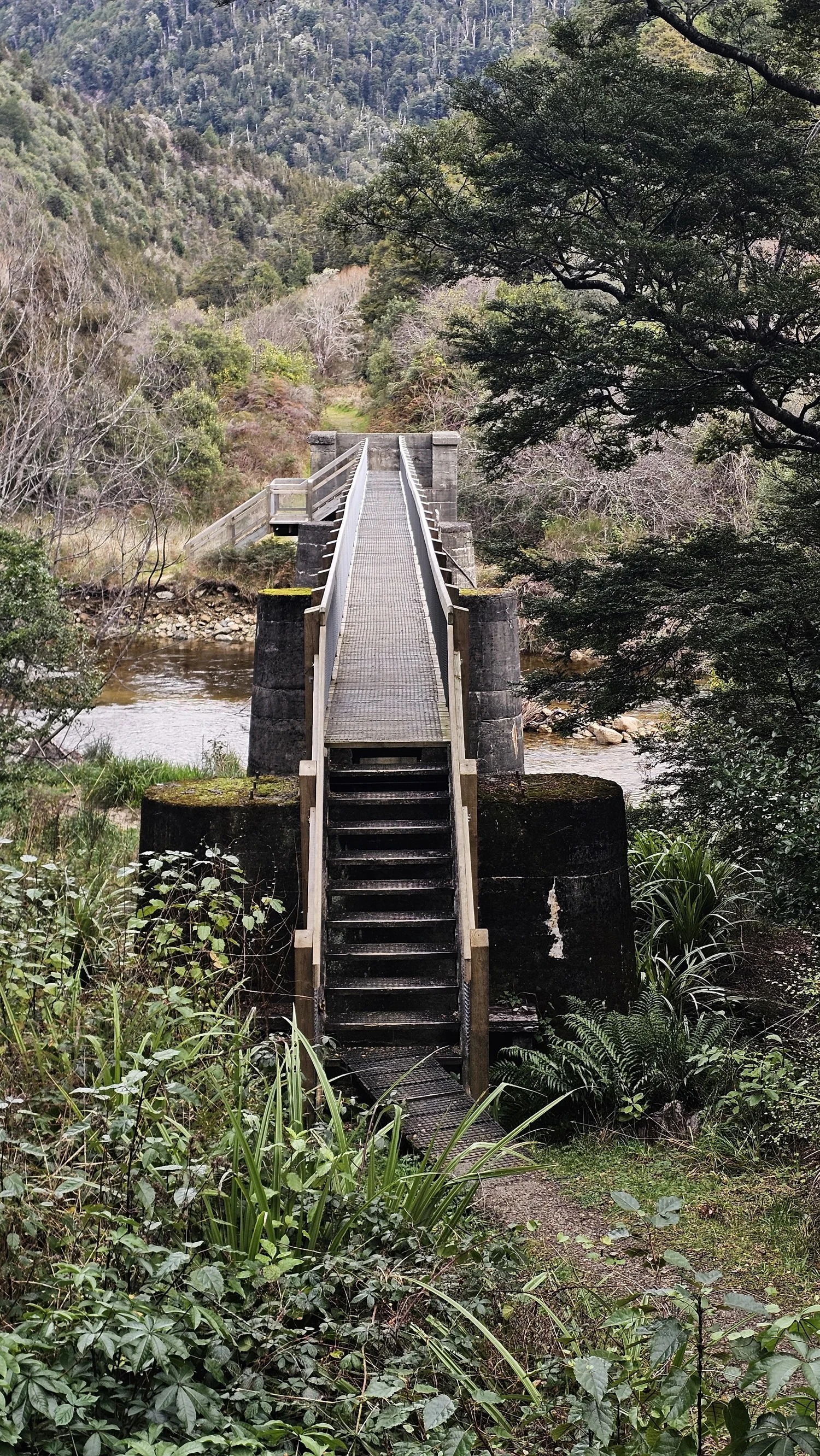 Historic railway bridge at Kawatiri