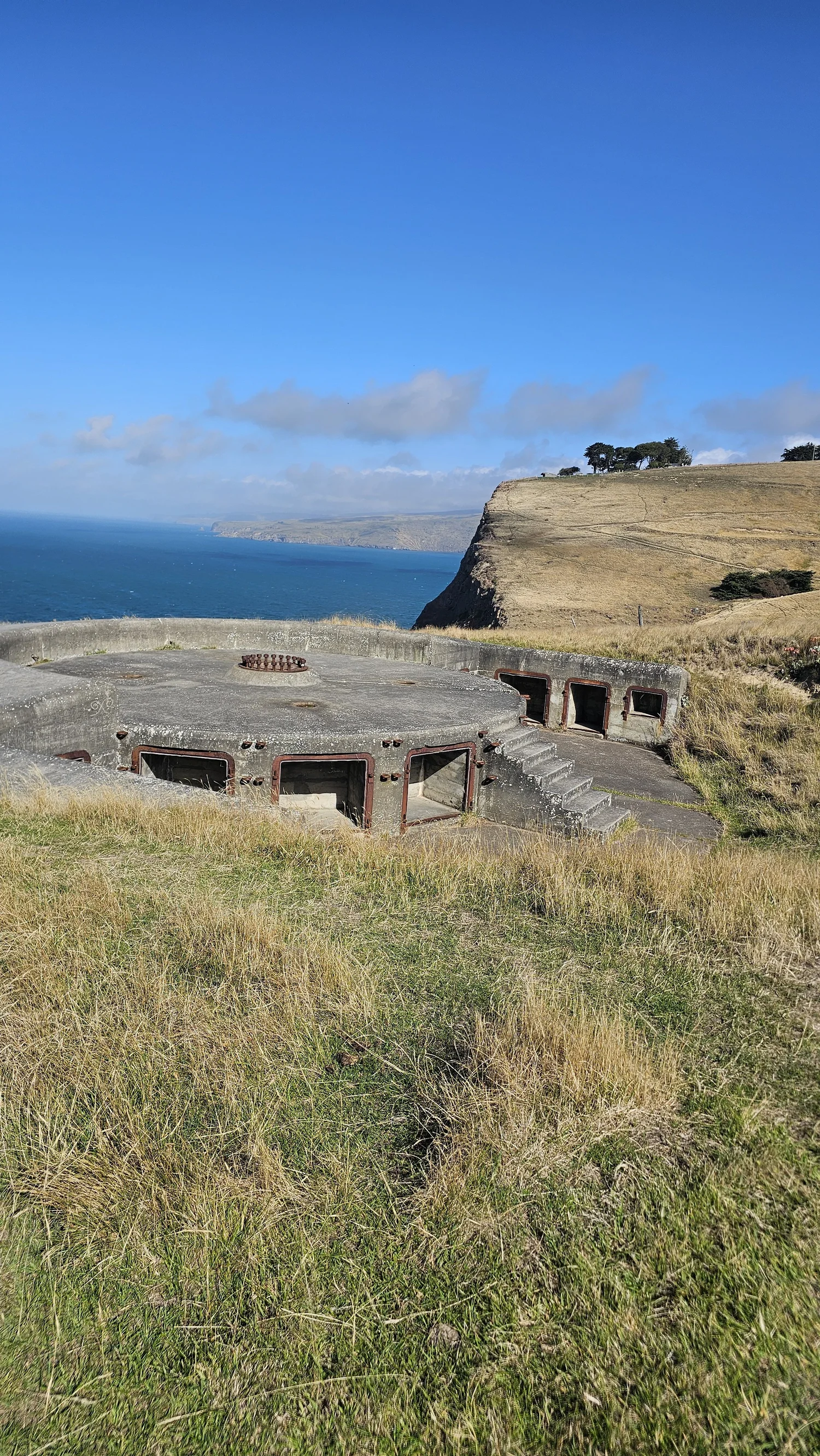 Another historic gun emplacement near Godley Head