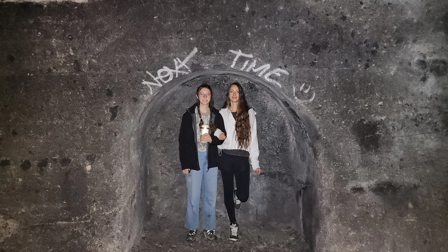 Inside Spooners Tunnel near the far portal