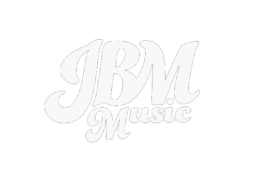 Black background with white text reading 'JBM Music' in stylized font.