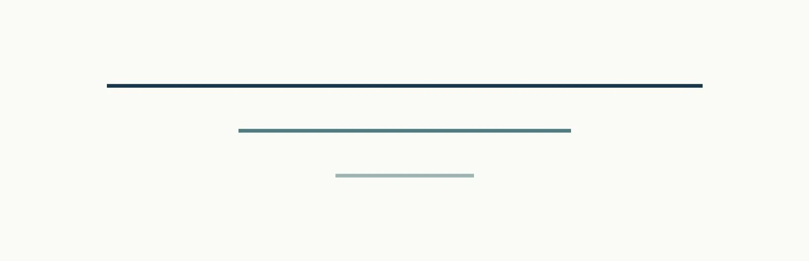 Multiple horizontal lines in varying shades of blue on a light background.