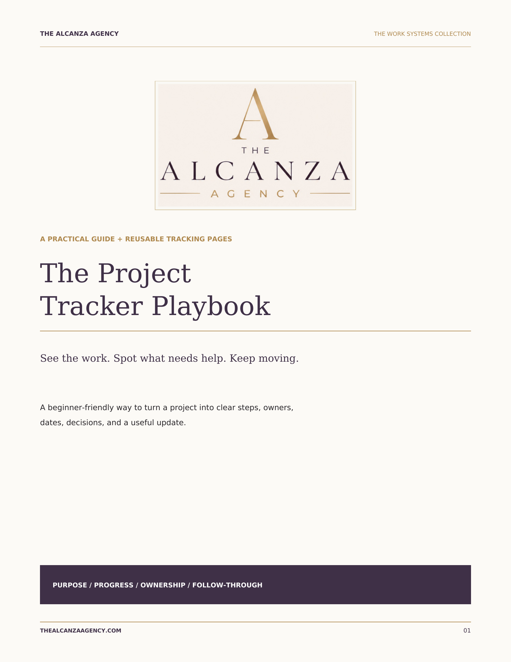 The Project Tracker Playbook