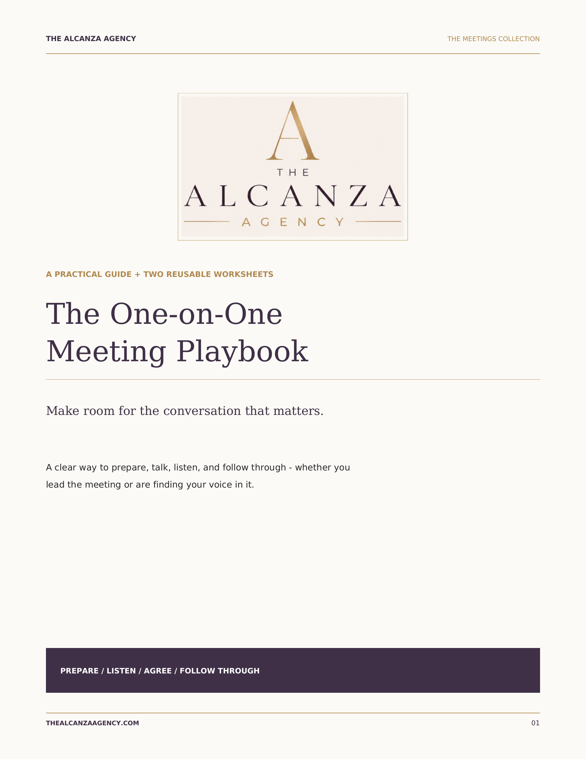The One-on-One Meeting Playbook